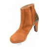 Botines Fantaisie, cuir daim, Brenda Zaro, Miel, Lady