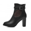 Bottines femmes noires petites pointures Yona