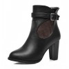 Bottines femmes noires petites pointures Yona