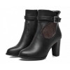 Bottines femmes noires petites pointures Yona