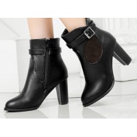 Bottines femmes noires petites pointures Yona