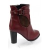 Bottines femmes bordeaux petites pointures Yona