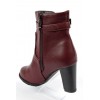 Bottines femmes bordeaux petites pointures Yona