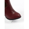 Bottines femmes bordeaux petites pointures Yona