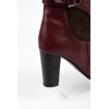 Bottines femmes bordeaux petites pointures Yona