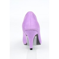 Escarpins, petites pointures, talons 7 cm, mauve lila, Naline