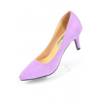 Escarpins, petites pointures, talons 7 cm, mauve lila, Naline