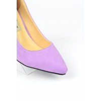 Escarpins, petites pointures, talons 7 cm, mauve lila, Naline