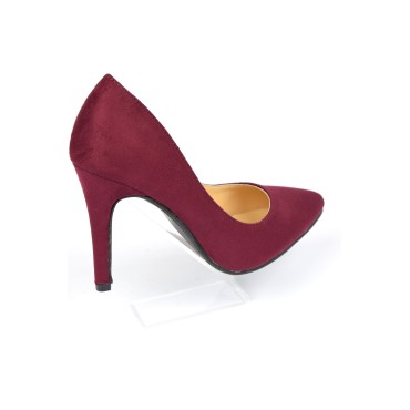 Escarpins, petites pointures, talons 9 cm, bordeaux, Sidji