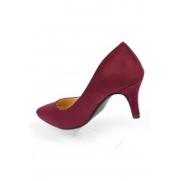 Escarpins, petites pointures, talons 7 cm, bordeaux, Naline