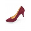 Escarpins, petites pointures, talons 7 cm, bordeaux, Naline