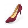 Escarpins, petites pointures, talons 7 cm, bordeaux, Naline