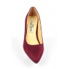 Escarpins, petites pointures, talons 7 cm, bordeaux, Naline