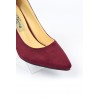 Escarpins, petites pointures, talons 7 cm, bordeaux, Naline