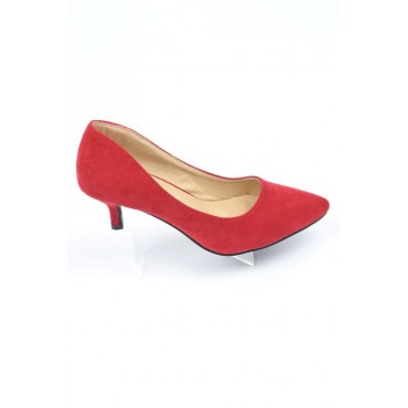 Escarpins, petites pointures, talons 5 cm,  rouges, Andrea