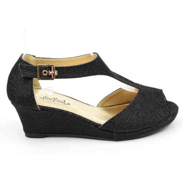 Chaussures Compensées Vernies Noires Closer - Talons Hauts, Pointure 41, Neuves Avec Emballage
