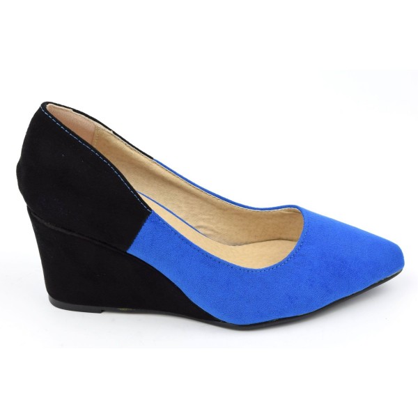 Chaussures à Talons Compensés Noires BAMBOO - Taille US 9 Femme, Occasion Très Bon état, Style Plateforme