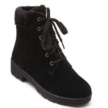 The Mid Heel Leather Boot black – TOTEME
