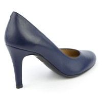 Escarpin shop cuir bleu