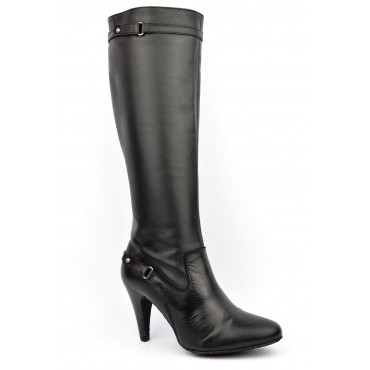 Bottes, cuir vieilli noires, femmes petites pointures, Yves de Beaumond, Sanderland, 7201