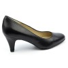 Chaussure, escarpins, femme petite pointure, F96136, Brenda Zaro, cuir mat, noir, vue profil 2