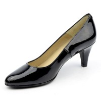Chaussure, escarpins, femme petite pointure, F96136, Brenda Zaro, noir, vue diagonale intérieur