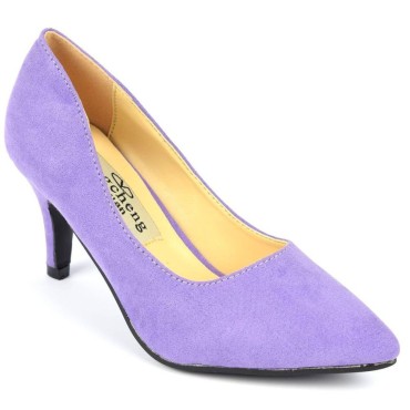 Lilac Heels - Purple Suede High Heels - Ankle Strap Heels - Lulus