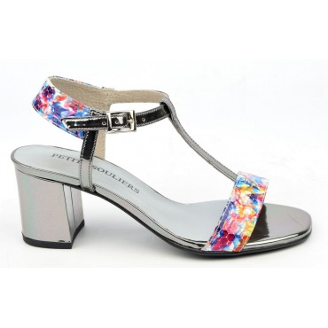 Sandales cuir motif multicolore, Posadas F1464E, Brenda Zaro