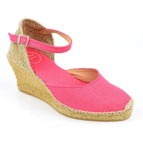 Shoes Sandals Espadrille Sandals Toni Pons Espadrille Sandals pink-primrose striped pattern casual look 