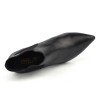 Bottines low boots, cuir mat noir, 15314, petites pointures, Pierre Cardin