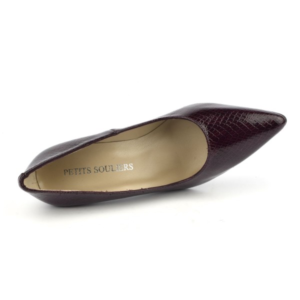 Escarpins Tahari « Malka » En Cuir Verni Rouge Brillant - Taille 7 - Talons Hauts