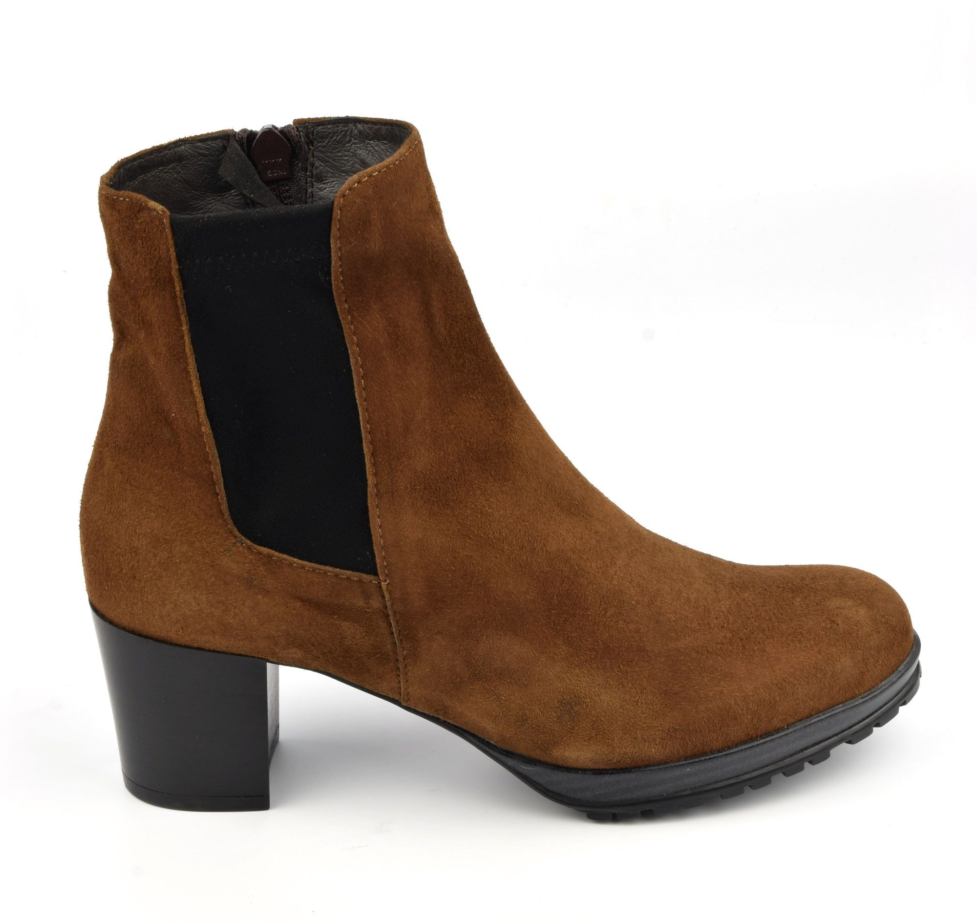 bottine en daim