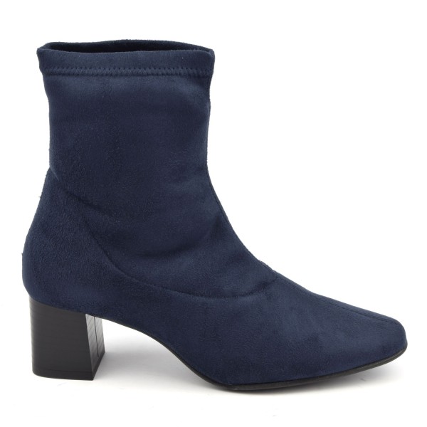 Bottines Licra Bleu, F2345, Brenda Zaro