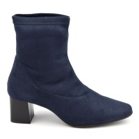 Bottines Licra Bleu, F2345, Brenda Zaro