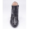 Chaussure, low boots, femme petite pointure, F1770, Brenda Zaro, noir, vue avant