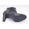 Chaussure, low boots, femme petite pointure, F1770, Brenda Zaro, noir, vue couchée semelle