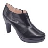 Chaussure, low boots, femme petite pointure, F97509, Brenda Zaro, noir, vue diagonale