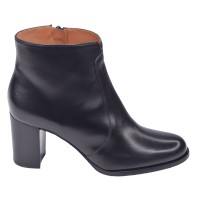 Chaussure, bottines, femme petite pointure, noir, T3897, Brenda Zaro, vue profil