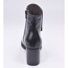 Bottines Cuir Lisse Noir, 5185, Plumers