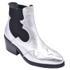 Chaussure, boots, 5153, Plumers, femme petite pointure, argent, vue diagonale