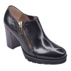 Chaussure, low boots, 4084, Plumers, femme petite pointure, noir, vue diagonale