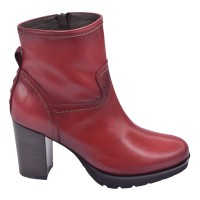 Chaussure, bottines, femme petite pointure, 5151, Plumers, rouge, vue profil