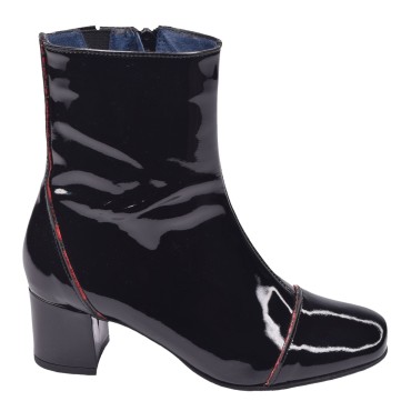 Bottines En Cuir Pour Fille - Style Rétro Britannique - Semelle Souple Antidérapante - Fermeture Éclair Latérale - Taille 13 à 4