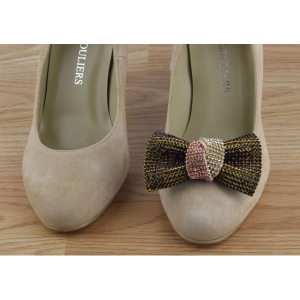 Bijoux clip chaussures Greta Multicolore froufrouz Paris