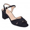 Sandales Daim Noir, 3241, Brenda Zaro, Femme petite pointure 32 33 34 35