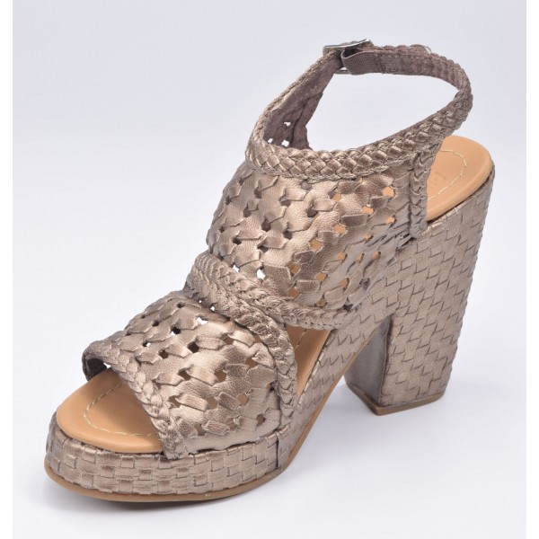 Schuhe Geflochtenes Leder Damen