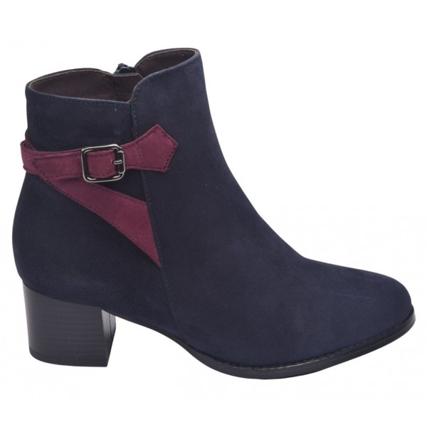 Bottines hotsell daim bleu