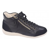 Sneakers, Cuir Noir - Pointure 35 - GEOX - D6468C