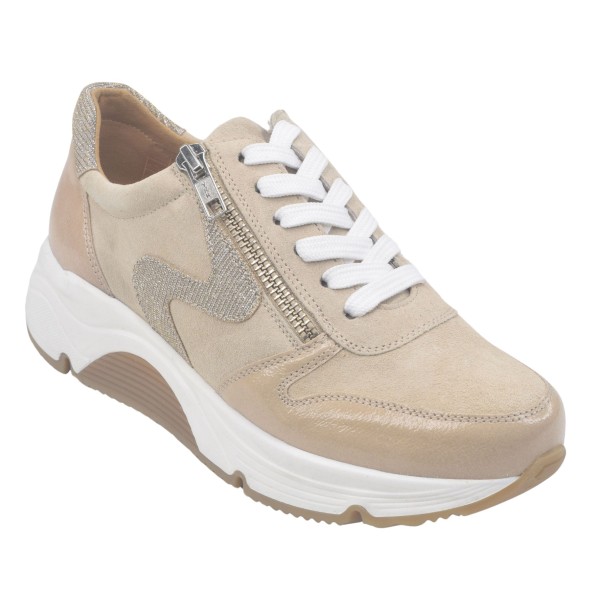 Baskets, Daim Beige, 225726, Piesanto, femme petites pointures 33 34 35