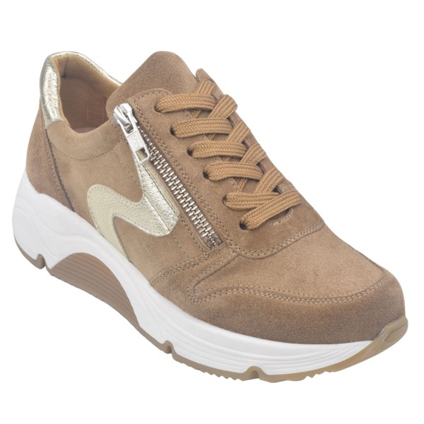 Basket daim marron femme online